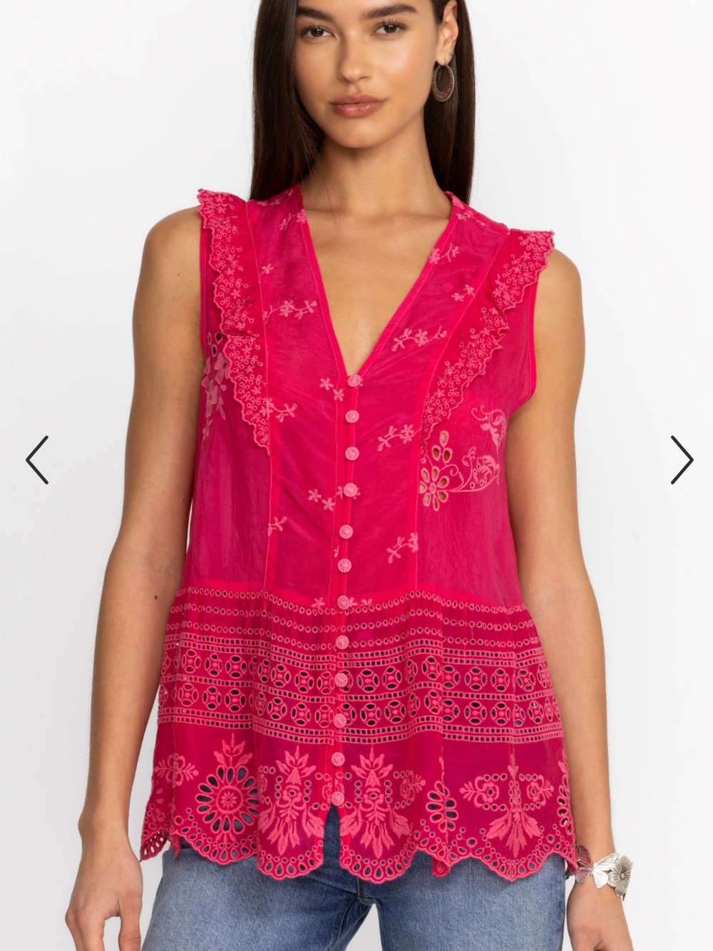 Johnny Was Rodeo Anitta Blouse